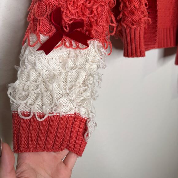 Mighty Fine Bow Open Cardigan Sweater - Picture 7 of 13